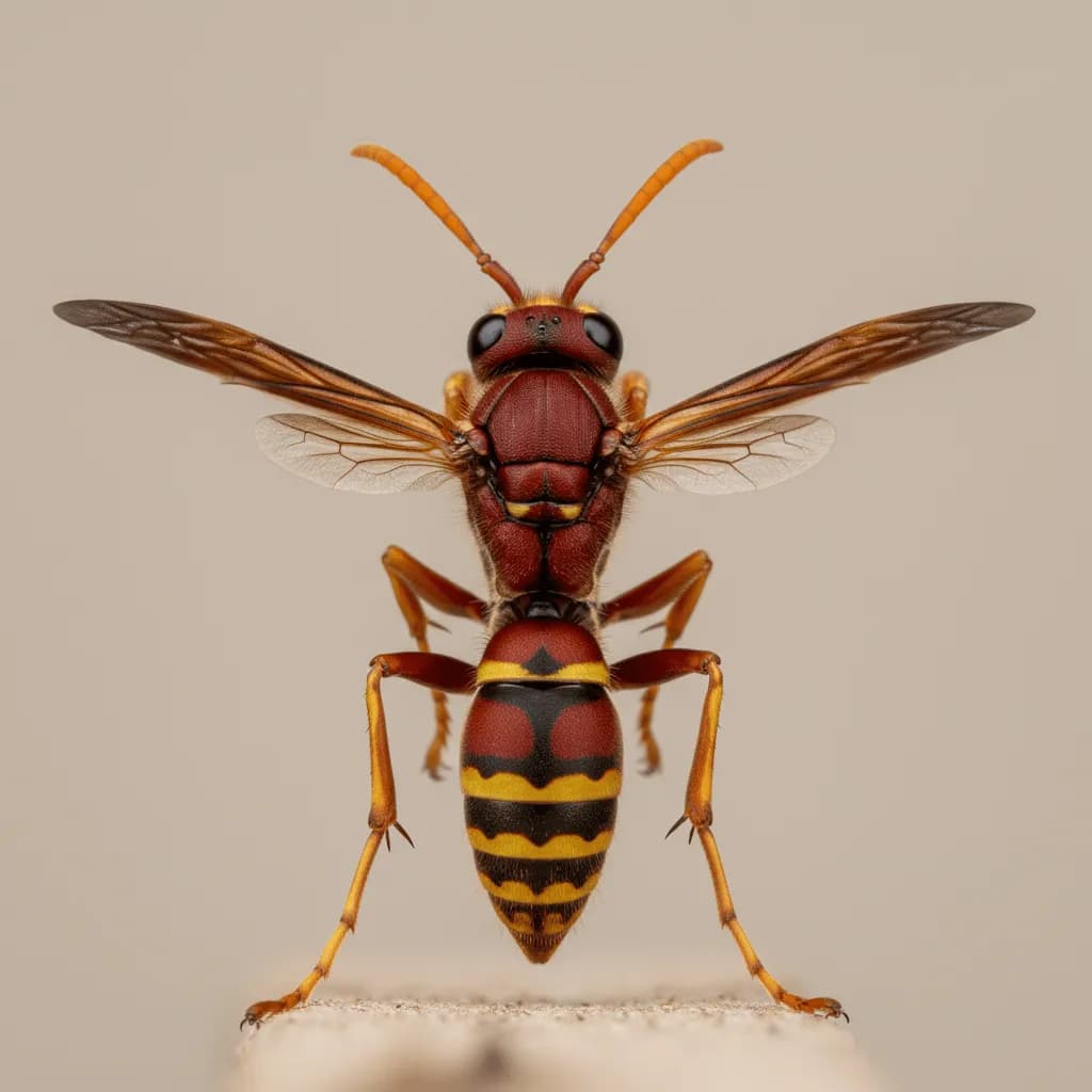 Red Paper Wasp